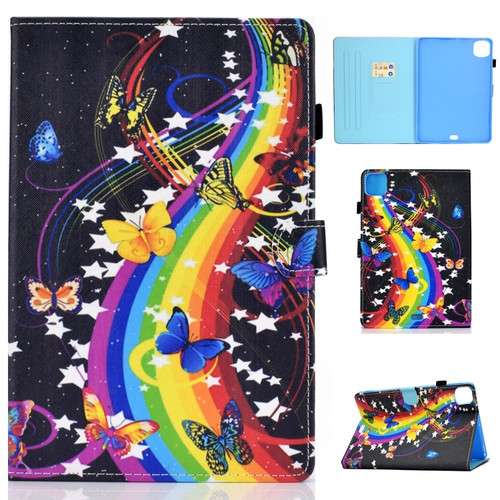 Painted Stitching Smart Leather Tablet Case