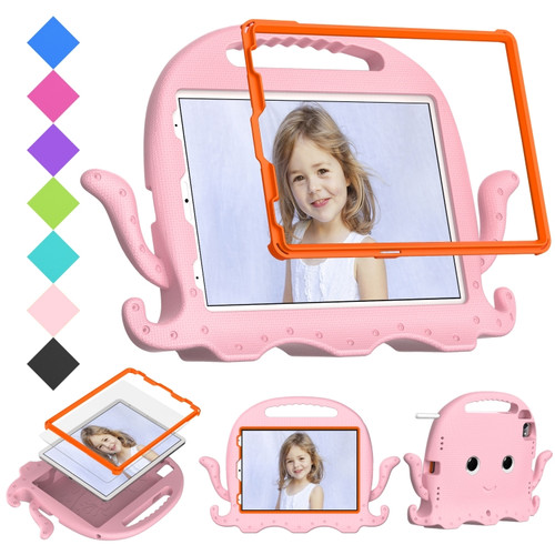 Octopus Style EVA Hybrid PC Shockproof Tablet Case with Strap