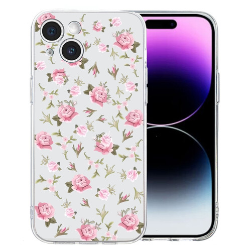 Colored Drawing Pattern Transparent TPU Phone Case
