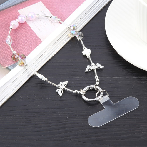 Heidi Beads Butterfly Embellished Anti-lost Short Lanyard