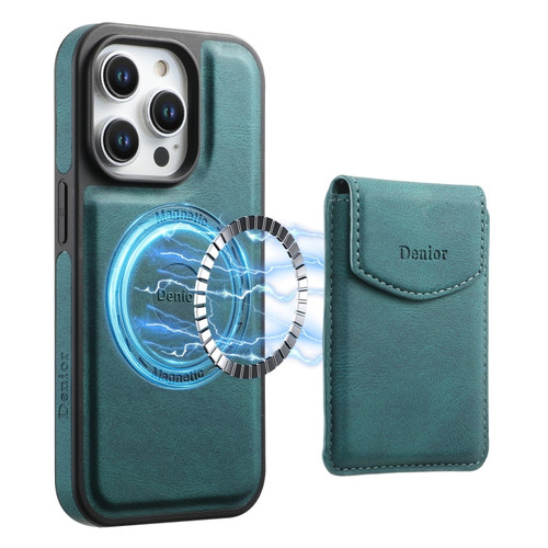 Denior D19 Skin Feel MagSafe Detachable Card Slot Phone Case