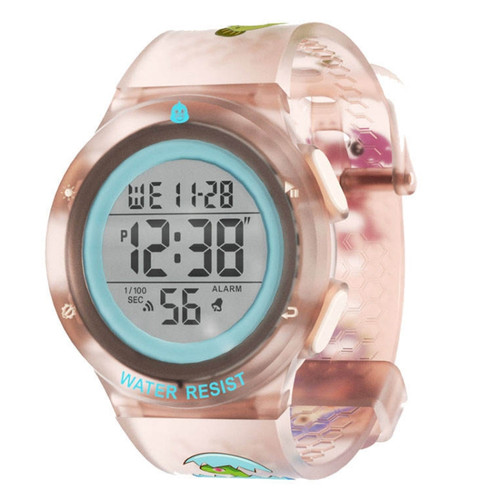 Changing Case Electronic Watch Mini Cartoon Alarm Clock Waterproof Watch