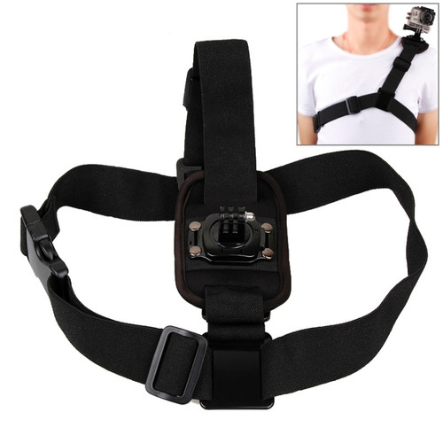 360 Degree Rotary Special Sports Single Shoulder DV Chest Belt for GoPro, Insta360, DJI and Other Action Cameras