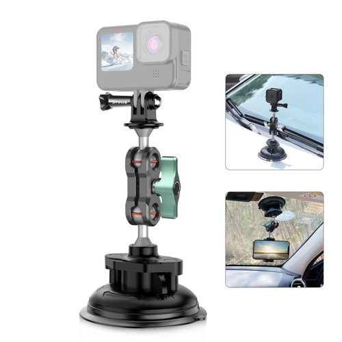 PULUZ Magic Arm Stronge Suction Cup Aluminum Alloy Mount