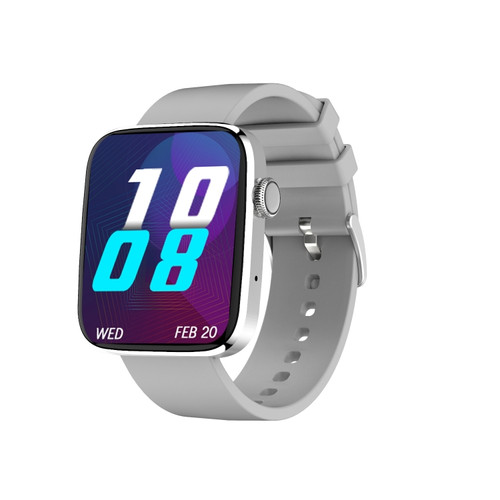 DT1 1.8 inch Color Screen Smart Watch, Silicone Watchband,IP68 Waterproof,Support GPS Track/Bluetooth Call/Heart Rate Monitoring/Blood Pressure Monitoring/Sleep Monitoring/Female Menstrual Cycle