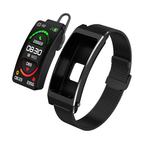 K13S 1.14 inch TFT Screen Milanese Metal Strap Smart Call Bracelet Supports Sleep Management / Blood Oxygen Monitoring