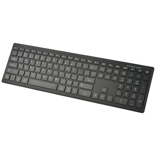 169 2.4Ghz + Bluetooth  Dual Mode Wireless Keyboard, Compatible with iSO & Android & Windows