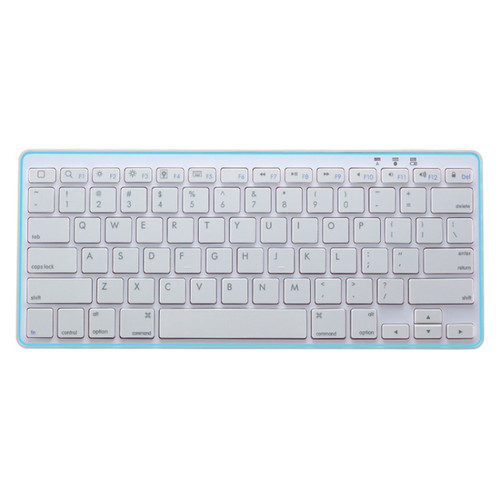 C109D 78 Keys Rechargeable Wireless Bluetooth Keyboard Slim And Portable Office Keypad