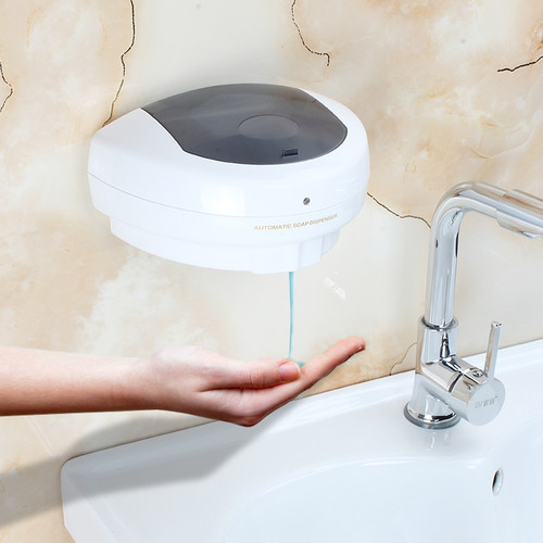 500ml Wall-mounted Plastic Automatic Induction Foam Soap Dispenser