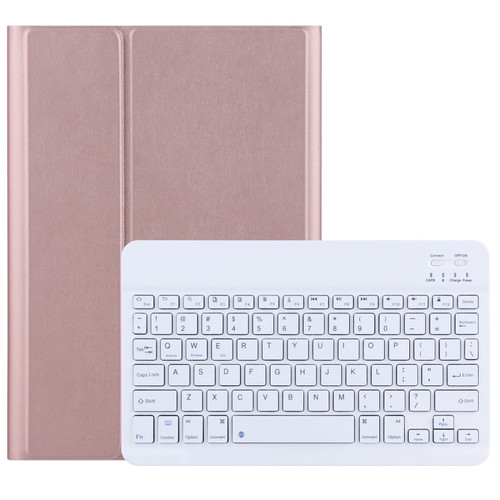 DY-M10ReL 2 in 1 Removable Bluetooth Keyboard + Protective Leather Tablet Case with Holder for Lenovo Tab M10 FHD REL