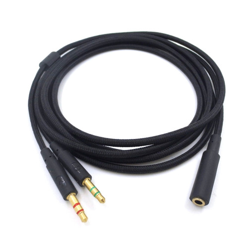 For Kingston Skyline Alpha Cloud II 3.5mm 2 In 1 Audio Cable