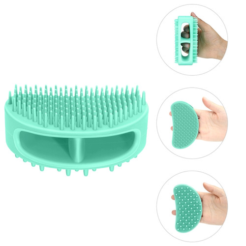 Pet Cleaning Silicone Bath Brush Pet Massage Cleaning Brush