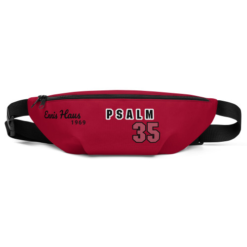 Psalm 35 Fanny Pack - plum