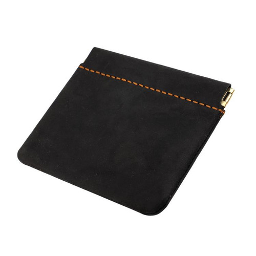 Vintage Crazy Horse Genuine Leather Coin Purse Lipstick Car Key Storage Bag