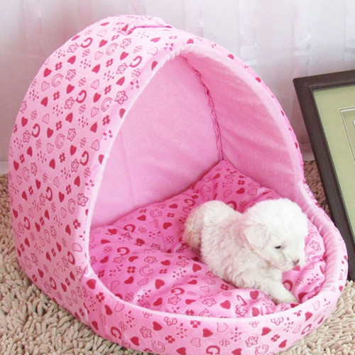 Small Pet Dogs Cats House Creative Yurt Shape Dog House, Size: L, 42*48*48cm