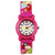JNEW A335-86195 Children Cute Cartoon Waterproof Time Cognitive Quartz Watch