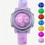 JNEW A86628 Student Cartoon 3D Butterfly Multi-Function Waterproof LED Sports Electronic Watch