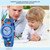JNEW A369-86370 Children Cartoon Waterproof Time Cognitive Ribbon Quartz Watch