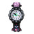 JNEW A342-86170 Children Cartoon Jelly Silicone Strap Quartz Watch