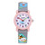 JNEW A335-86192 Children 3D Silicone Cute Cartoon Scheming Cat Waterproof Quartz Watch