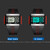 SYNOKE 9222 Men Large Screen Square Multi-Function Waterproof Luminous Electronic Watch