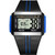 SYNOKE 9222 Men Large Screen Square Multi-Function Waterproof Luminous Electronic Watch
