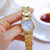 BS Bee Sister  FA1481 Flower Embellished Ladies Alloy Watch Wrist Watches