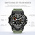 SMAEL 1545D Chronograph Calendar Alarm Clock Night Light Waterproof Watch Outdoor Men Watch