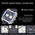 MEGIR 2182 Men Business Chronograph Calendar Waterproof Luminous Watch Square Quartz Watch