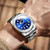 BINBOND B930 Metal Gear Luminous Quartz Watch 30M Waterproof Sports Watch