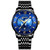 BINBOND B1117 30M Waterproof Earth Dial Butterfly Buckle Luminous Quartz Watch