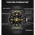 SANDA 6025 Dual Time Digital Display Luminous Calendar Waterproof Multifunctional Men Sports Quartz Watch