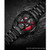 SANDA 1070 3D Oval Hollow Out Wheel Non-rotatable Dial Quartz Watch for Men