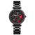 SANDA 1074 3D Hollow Out Wheel Non-rotatable Dial Quartz Watch for Women