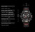 OCHSTIN 6125B Watch Quartz Watch Night Light Waterproof Watch Timing Multi Function Leather Fashion Men Watch