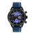 SANDA 5010P Six-Pin Cool Big Dial Waterproof Three-Eye Men Watch Leather Strap Fashion Trend Men Watch