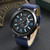 SOKI Men Business Alloy Quartz Watch Jewelry Set