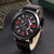 SOKI Men Business Alloy Quartz Watch Jewelry Set