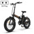 AOSTIRMOTOR 500W 36V 13AH Folding Electric Bicycle with 20 inch Tires for Adults