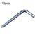 10pcs Screwdriver Hexagonal Wrench Scooter Repair Tools Cross Bit, Specification:4mm, Material:45 Steel