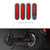 Electric Scooter Wheel Four-way Side Decorative Cover With Reflective Strips & Screws For Xiaomi Mijia 1S / Pro 2