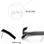 Ultra Thin High-definition 1.6X Portable Presbyopic Hypermetropic Reading Glasses,+2.50D