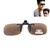 Polarized Clip-on Flip Up Plastic Clip Sunglasses Lenses Glasses Unbreakable Driving Fishing Outdoor Sport