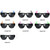 New Fashion Crimp Folding Mirror Pops Polarized Sunglasses Casual UV400 Protection Glasses for Men / Women