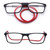 Anti Blue-ray Adjustable Neckband Magnetic Connecting Presbyopic Glasses, +4.00D