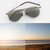 Original Xiaomi Youpin TS Computer Glasses Polarized UV Lens Sunglasses, 304H Stainless Steel Gravity Rear Frame