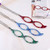 Necklace Pendant Handheld Folding Reading Glasses + 2.00D Rndom Color Delivery