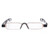 Portable Folding 360 Degree Rotation Presbyopic Reading Glasses with Pen Hanging, +1.00D
