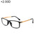 Black Frame Spring Hinge Anti Fatigue & Blue-ray Presbyopic Glasses, +2.00D