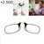 Ultra Thin High-definition Nose Resting Card Style Portable Presbyopic Hypermetropic Reading Glasses, +2.50D